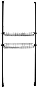 Set di 2 organizzatori per armadi in metallo Herkules - Wenko