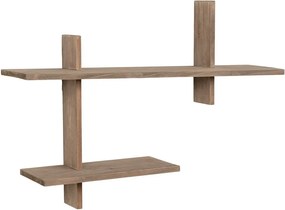 Scaffale a castello in legno di pino in colore naturale Ovada - House Nordic