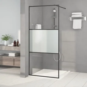 Parete Doccia Walk İn 90x195 Cm Vetro Semi Smerigliato Esg /