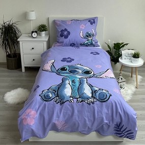 Biancheria da letto per bambini in cotone per letto singolo 140x200 cm Lilo and Stitch - Jerry Fabrics