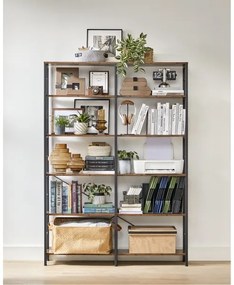 Libreria NAVARO marrone/nera