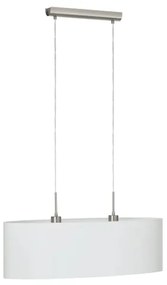 Eglo 31579 - Lampadario a sospensione con filo PASTERI 2xE27/60W/230V
