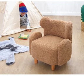 Poltroncina per bambini TOBI marrone