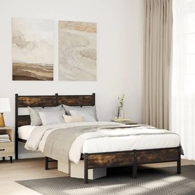 Giroletto Senza Materasso Con Testiera Rovere Sonoma 120x190 Cm /