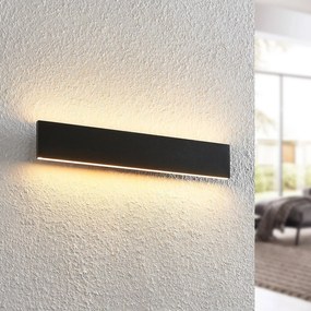 Lindby Ignazia applique LED, 47 cm, nero