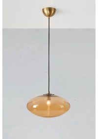 Lampada a sospensione giallo ocra con paralume in vetro ø 38 cm Locus - Markslöjd