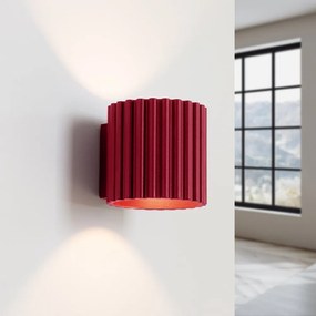 Lampada da parete burgundy ø 10 cm Zora – Sollux