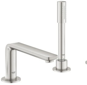 Rubinetto per vasca Lineare grigio spazzolato GROHE