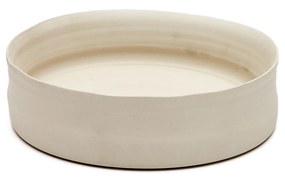 Kave Home - Centrotavola piccolo Macae di ceramica bianca Ã˜ 24 cm