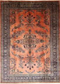 Sarouk Tappeto orientale 350x260 Rosso (Indian) Annodato A Mano