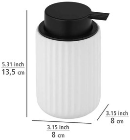 Set di accessori da bagno bianco in ceramica Belluno - Wenko