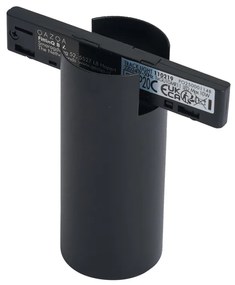 Faretto moderno nero per sistema a binario monofase GU10 35mm - Slimline Nubee Honey