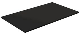 Top per lavabo Compatech VISOBATH L 81 x H 1.2 x P 46 cm nero mdf, opaco