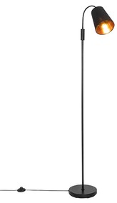 Lampada da terra moderna nera - Carmen