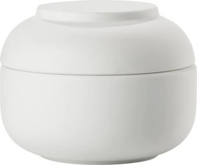 Organizer da bagno bianco in gres per dischetti di cotone Sensu – Zone