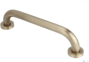 Supporto da bagno a parete EYN DB1008 da 35 cm con finitura ottone anticato
