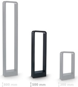 Brilagi - Lampada LED da esterno BARI LED/7W/230V 3000/4000/6000K IP54 50 cm