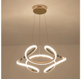 Lampadario LED a sospensione con filo LED/24W/230V 3000K 50x120 cm