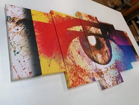Quadri 5 pezzi – Occhio surrealista