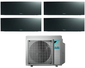 Daikin - Climatizzatore Condizionatore Bluevolution Quadri Split Inverter serie emura black iii 7+7+9+9 con 4MXM80N R-32 Wi-Fi Integrato