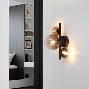 Brilagi - Applique LED MILLA 3xG9/3W/230V marrone/marrone fumé
