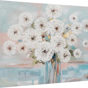 Dipinto su tela Vasio fiori 3, multicolore 120 x 90 cm