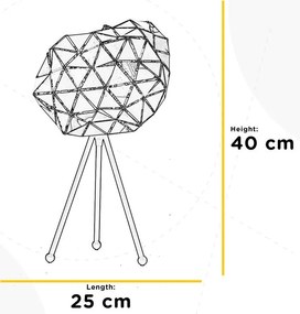 Lampada da tavolo moderno Lampada da Tavolo ANDROMEDA E27
