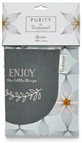 Grembiule in cotone blu Purity - Cooksmart ®