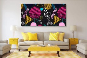Quadro su tela – Motivo Memphis moderno