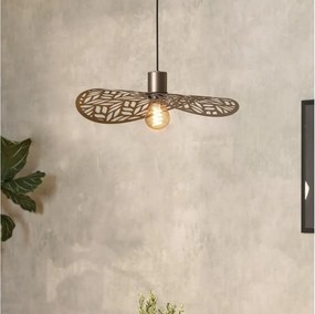 Eglo 44124 - Lampadario a sospensione con cavo SWABY 1xE27/60W/230V diam. 40 cm bronzo