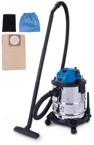 Scheppach - Aspiratore aspirapolvere aspiraliquidi bidone inox 1200w 20l nts20