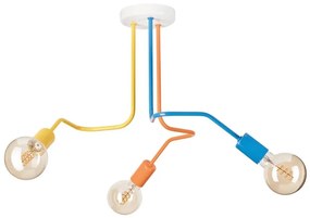 Lampadario a plafone MATYLDA 3xE27/60W/230V colorato