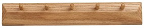 Attaccapanni da parete di colore naturale in rovere massiccio 50 cm Barco – House Nordic