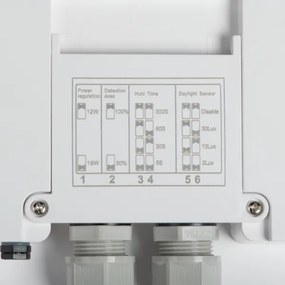 Kanlux 38781 - Lampada LED da esterno con sensore BENO 24/30W/230V 3000/3500/4000K IP65 bianco