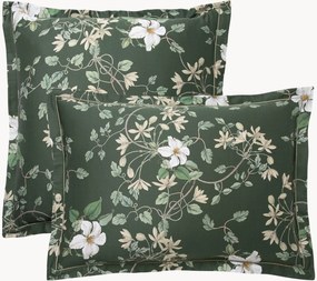 Federa in raso di cotone Gardénias