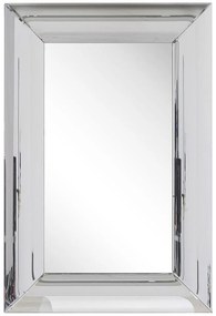 Specchio da parete argento 60 x 90 cm BODILIS Beliani