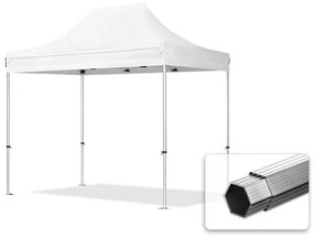 TOOLPORT 3x2m gazebo pieghevole PES, PROFESSIONAL alluminio, bianco - (581905)