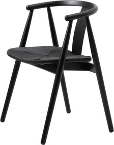 Sedia da pranzo nera Relate - Unique Furniture