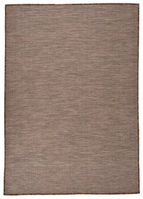Tappeto Da Esterni A Tessitura Piatta 160x230 Cm Marrone /