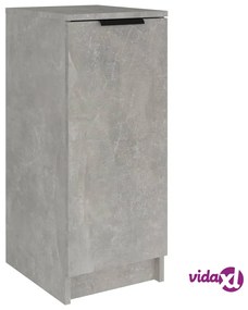vidaXL Scarpiera Grigio Cemento 30x35x70 cm in Legno Multistrato