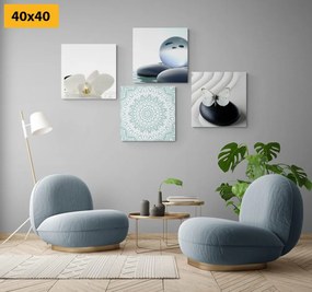 Set di quadri – Feng Shui in tonalità delicate