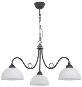 Jupiter 1490 - Lampadario a sospensione con catena SAGA 3xE27/60W/230V