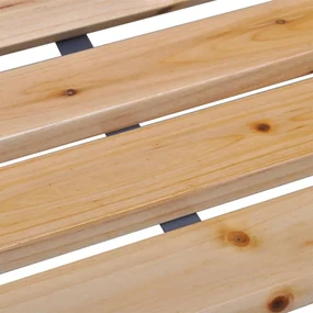 Panca da giardino 112 cm in legno massello di abete