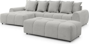 Poggiapiedi grigio chiaro Albane – Ropez