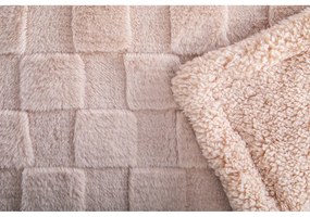 Coperta marrone in micropile 150x200 cm Rava – Tiseco Home Studio