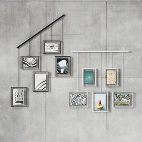 Cornici da parete in metallo bianco in set da 5 66x69 cm Exhibit - Umbra