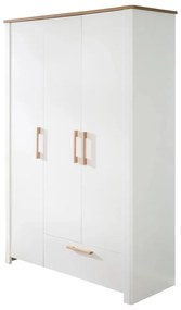 Armadio bianco per bambini 139x200 cm Ava - Roba