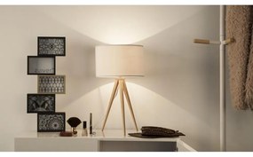 Lampada da tavolo bianca Legno, ø 28 cm Tripod - Zuiver