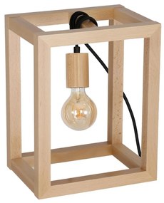 Lampada da tavolo LEGNO 1xE27/60W/230V
