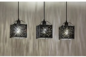 Rabalux 72219 - Lampadario a sospensione con filo SAMILO 3xE27/40W/230V nero